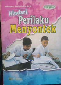 Image of HINDARI PERILAKU MENYONTEK